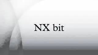 NX bit HD