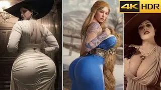 Lady Dimitrescu Vs. Goddess Sif (Thor's Wife) Scenes - Who's Better? | RE Village & GOW Ragnarok 4K