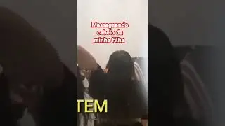Asmr- massageando cabelo da filha #shorts  #asmrcommunity #beleza #asmrr #asmrvideos #asmraplicado