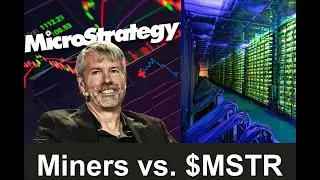 #Bitcoin miners vs. $MSTR