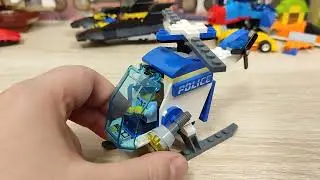 Обзор: полицейский вертолёт из LEGO