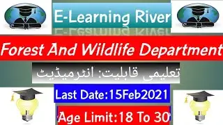 Forest And Wildlife Department Jobs 2021