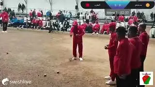 ahsp MAROC & MADAGASCAR  coupe du monde de la pétanque  homme  santa susanna espagne