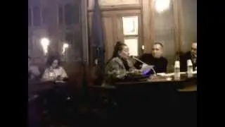 Fidenza, 16 novembre 2015, la vernacolista Claretta Ferrarini in Consiglio comunale