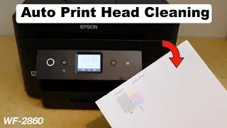 Epson WF2860 Printhead Cleaning (Auto Method).