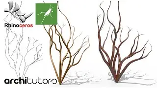 grasshopper tutorial | making trees | rhino | architutors