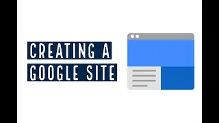 Google Sites Overview June 2020