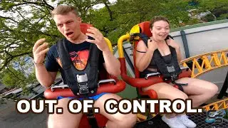 Tornado (BOOST MODE) POV First Time Reaction | Bakken World's CRAZIEST Spinning Coaster