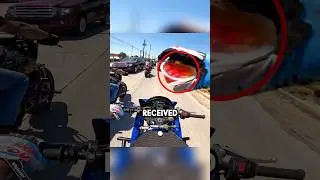 Biker and Fruit Cup 😱 Credit @brian636