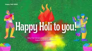 Green Screen Happy Holi