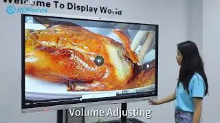 HDFocus Interactive Whiteboard with buttons design 2024