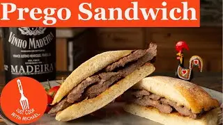 Prego | Portuguese Sandwich. The garlic gets nailed into the steak!