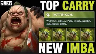 NEW META PUDGE CARRY is UNSTOPPABLE in 7.39!