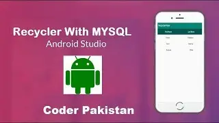 Custom recyclerview with mysql using volley in android studio | Java | Part 2
