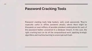 Cybersecurity 101 - Password Cracking