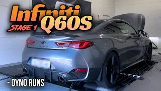 Infiniti Q60S Stage 1 // Chiptuning auf dem Leistungsprüfstand