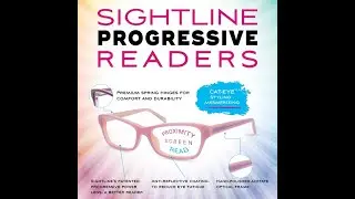 Progressive power reading glasses Sightline P314