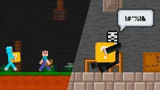 Noob vs Pro vs Hacker vs God 4: Lucky Block