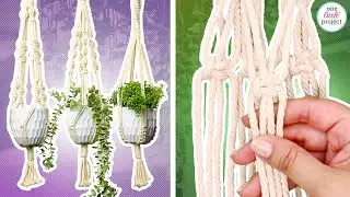 DIY Macrame Plant Hanger | How to Make a Macrame Plant Hangers