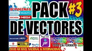 📥PACK #3 DE VECTORES📎/ARCHIVOS PARA PLOTTER DE CORTE/🌀