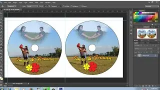 cara membuat | setting ukuran label cd di photoshop