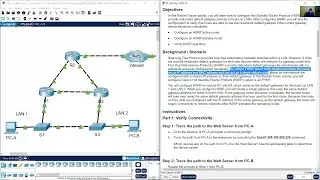 15.2.3 Packet Tracer - HSRP Configuration Guide