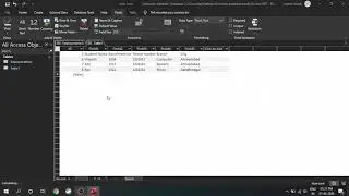How to create and manage a university database with MS Access