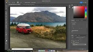 Adobe Photoshop tutorial on how to apply a Gaussian Blur to the background.