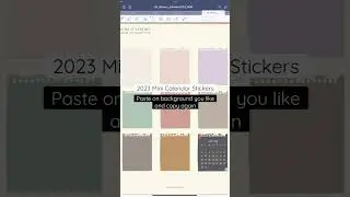 How to use mini monthly calendar stickers for ipad goodnotes digital planners and bullet journals