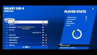 I placed top 25 in Galaxy Cup 4.0