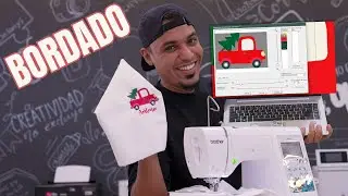 Create your own embroidery designs on your computer and transfer them to your home machine