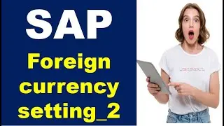 SAP FICO Foreign currency setting_2 // Foreign currency configuration in sap fico 
