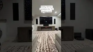 Dolby Atmos for TV Streaming in Basement Media Room 