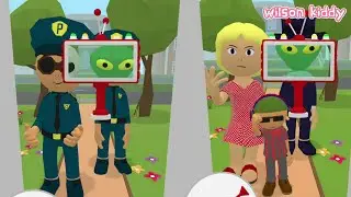 Jadi Polisi Tangkap dan Tembak Alien 🤣😂 | Find The Alien | Wilson Kiddy