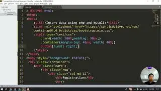 Insert student information into database using PHP and MySQLi ✔️