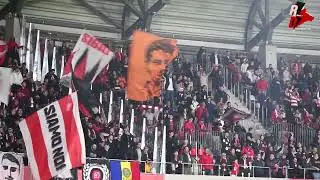 Ce atmosfera: Fanii dinamovisti la Sibiu