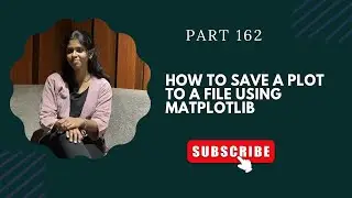 📌 Part 162: How to Save a Plot to a File using Matplotlib