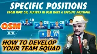 HOW TO DEVELOP A BALANCED AND WINNING TEAM SQUAD ON  ONLINE SOCCER MANAGER