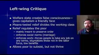 Left-wing Critiques of the Welfare State