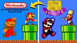 Game & Watch Mario in Super Mario Bros.1?![Sonic Boll 2.0]