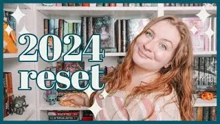 ✨2024 reset✨ | book haul, bookshelf organization, & bookish goals