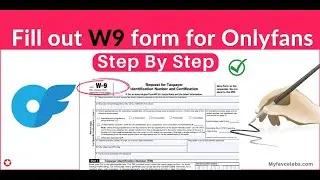 How to fill out W9 form for Onlyfans step by step-2023 #onlyfans #w9 #shorts