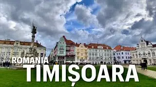 Timișoara, the Former European Cultural Capital of 2023, Scenic Relaxation Film with Calming Music