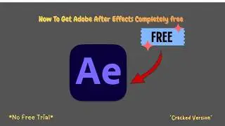 How To get AE cracked free | 100% safe|