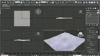 Creating rough surface like a terrain with Noise Modifier in Autodesk 3ds max
