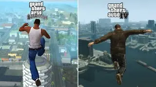 GTA 4 vs GTA san andreas - Physics & Details Comparison
