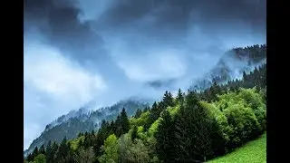 Green effect spectrum without sound and photo..