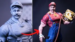 I Made Super Ripped Mario! | 3D Print Statue