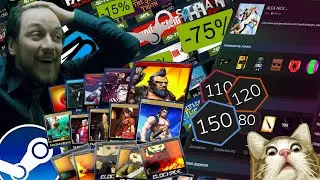 ПОЛУЧАЕМ КАРТОЧКИ STEAM 6000 ШТУК!!! - ПРОКАЧИВАЕМ УРОВЕНЬ СТИМ -  КРАФТИМ ЗНАЧКИ И КУПОНЫ СТИМА