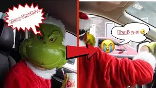 THE GRINCH PAYS FOR PEOPLES DRIVE THRU FOOD (Emotional)